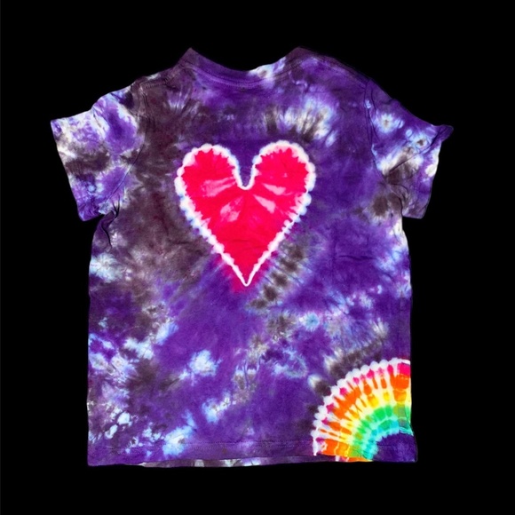 Tie-dyed unicorn kids size 5/6 - Picture 2 of 2